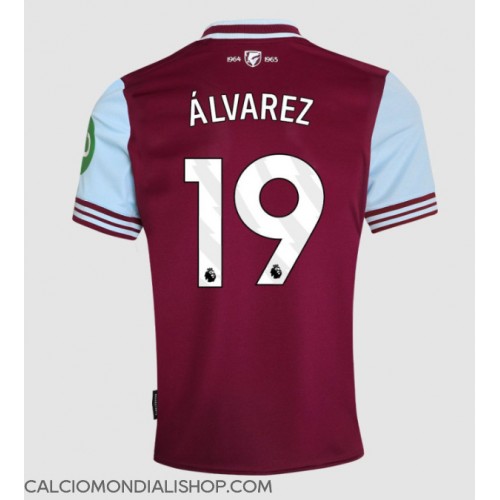 Maglie da calcio West Ham United Edson Alvarez #19 Prima Maglia 2024-25 Manica Corta